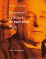 Couverture Le carnet retrouvé de monsieur Max Editions Bruno Doucey 2015