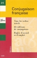 Couverture Conjugaison française Editions Librio (Mémo) 2004