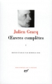 Couverture Oeuvres complètes, tome 1 Editions Gallimard  (Bibliothèque de la Pléiade) 1989