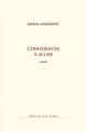 Couverture Confidences à Allah Editions Léo Scheer 2008