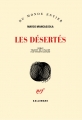 Couverture Les désertés Editions Gallimard  (Du monde entier) 2015