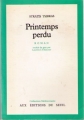 Couverture Printemps perdu Editions Seuil 1982
