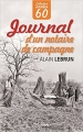 Couverture Journal d'un notaire de campagne Editions Marivole 2017