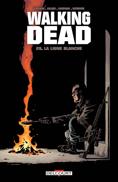 Couverture Walking Dead, tome 29 : La ligne blanche