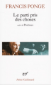 Couverture Le parti pris des choses suivi de Proêmes Editions Gallimard  (Poésie) 2011