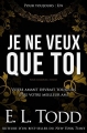 Couverture Pour toujours (Todd), tome 01 : Je ne veux que toi Editions Autoédité 2018