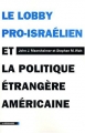 Couverture Le lobby pro-israélien et la politique étrangère américaine Editions La Découverte (Cahiers libres) 2007