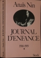 Couverture Journaux de jeunesse (1914-1931) Editions Stock 1979