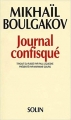 Couverture Journal confisqué Editions Soline 1992
