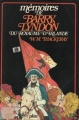 Couverture Mémoires de Barry Lindon du Royaume d'Irlande Editions Plon 1976