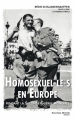 Couverture Homosexuel.le.s en Europe pendant la seconde guerre mondiale Editions Nouveau Monde 2017
