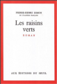 Couverture Les raisins verts Editions Seuil 2014