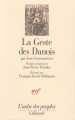 Couverture La geste des danois Editions Gallimard  (L'aube des peuples) 1995