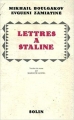 Couverture Lettres à Staline Editions Soline 1989