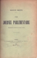 Couverture Une journée parlementaire Editions Charpentier 1894