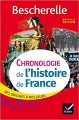 Couverture Chronologie de l'histoire de France Editions Hatier (Bescherelle) 2017