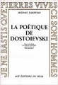 Couverture La poétique de Dostoïevski Editions Seuil 1970