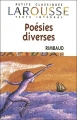 Couverture Poésies diverses Editions Larousse (Petits classiques) 2004