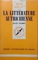 Couverture Que sais-je ? : La littérature autrichienne Editions Presses universitaires de France (PUF) (Que sais-je ?) 1977