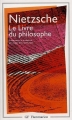 Couverture Le livre du philosophe Editions Garnier Flammarion 1993