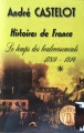 Couverture Histoires de France, tome 1 : Le temps des bouleversements 1789-1814 Editions VDB 2001