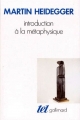 Couverture Introduction à la métaphysique Editions Gallimard  (Tel) 1967