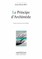 Couverture Le principe d'Archimède Editions Théâtrales (Répertoire contemporain) 2018