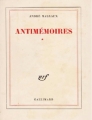 Couverture Le Miroir des Limbes, tome 1 : Antimémoires Editions Gallimard  (Blanche) 1967