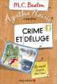 Couverture Agatha Raisin enquête, tome 12 : Crime et déluge Editions Albin Michel 2018