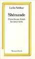 Couverture Shérazade : 17 ans, brune, frisée les yeux verts Editions Stock 1982