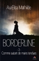 Couverture Borderline (Mathilde), tome 3 : Comme autant de mains tendues Editions MxM Bookmark (Romance) 2018