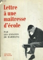 Couverture Lettre à une maîtresse d'école / Lettre à une enseignante Editions Mercure de France 1968