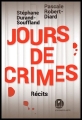 Couverture Jours de crimes Editions L'Iconoclaste 2018