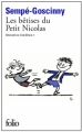 Couverture Les bêtises du petit Nicolas Editions Folio  2008