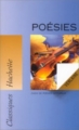 Couverture Poésies Editions Hachette (Education) 1996