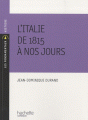 Couverture L'Italie de 1815 à nos jours Editions Hachette (Les fondamentaux) 2010