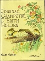 Couverture Journal champêtre d'Edith Holden Editions France Loisirs 1982