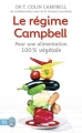 Couverture Le régime Campbell : Pour une alimentation 100% végétale Editions J'ai Lu 2015