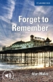 Couverture Forget to Remember Editions Cambridge university press 2011