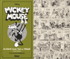 Couverture Mickey Mouse par Floyd Gottfredson, tome 02 : En route pour l'île au trésor et autres histoires Editions Glénat (Les Grands Maîtres) 2018