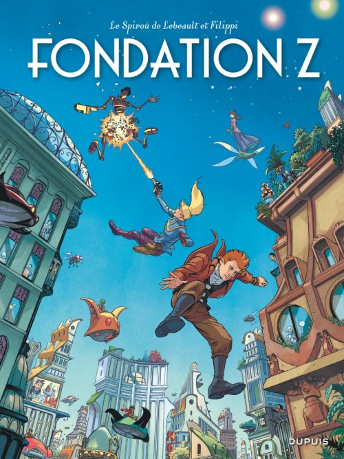 Couverture Une aventure de Spirou et Fantasio par..., tome 13 : Fondation Z