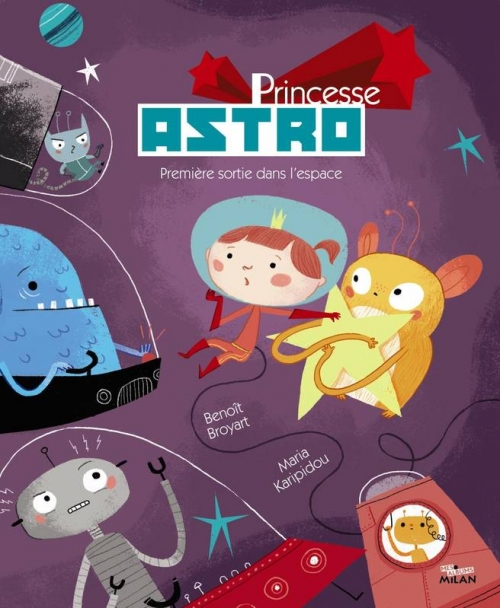 Couverture Princesse Astro : Première sortie dans l'espace
