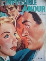 Couverture L'impossible amour Editions Del Duca 1949