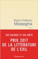 Couverture Mostarghia Editions Flammarion 2017