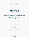 Couverture Oeuvres I Editions P.O.L (Fiction) 2013