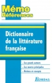 Couverture Dictionnaire de la littérature française Editions Bordas 2005