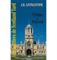 Couverture Crime à Oxford Editions Gérard de Villiers 1999