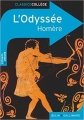 Couverture L'Odyssée, extraits Editions Belin / Gallimard (Classico - Collège) 2009