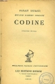 Couverture Codine Editions Rieder 1929