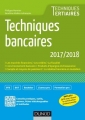 Couverture Techniques bancaires Editions Dunod 2017